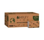 Asciugamano piegato V Simplify - 20 clip da 206 servizi