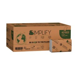 Asciugamano piegato V Simplify - 20 clip da 206 servizi