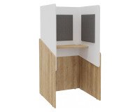 Alcôve acoustique Fokuus solo debout chêne naturel
