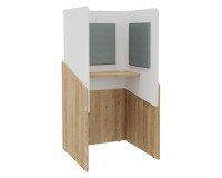 Alcôve acoustique Fokuus solo debout chêne naturel