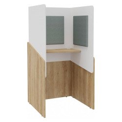 Alcôve acoustique Fokuus solo debout chêne naturel