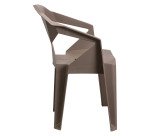 Sedia Saskia in polipropilene monoscocca impilabile ideale per interno ed esterno