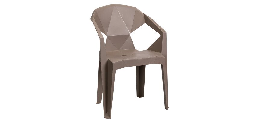 Sedia Saskia in polipropilene monoscocca impilabile ideale per interno ed esterno