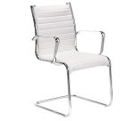 Chaise visiteur Andrea simili cuir