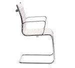 Chaise visiteur Andrea simili cuir