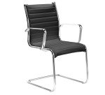 Chaise visiteur Andrea simili cuir