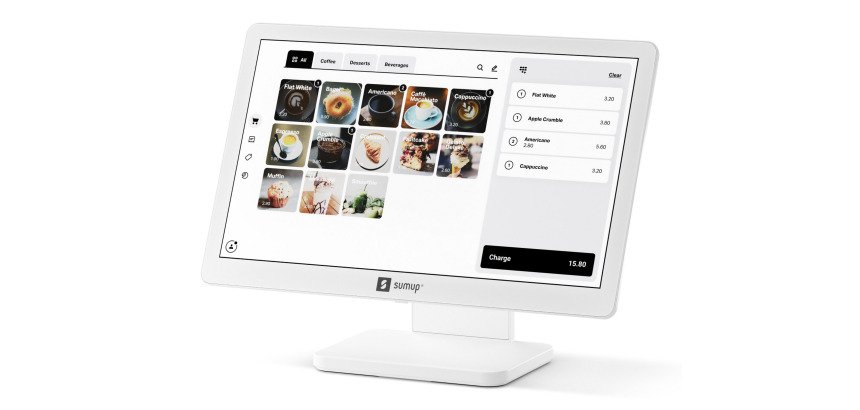 Sumup Caisse enregistreuse POS Lite + lecteur de cartes à puce Solo - Écran tactile