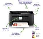 EPSON XP-4200 Imprimante Multifonction 3 en 1 jet d'encre couleur A4 Wifi