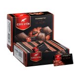 Napolitains chocolat noir individuels Côte d'Or - Boîte de 1,2 kg - 120 pièces
