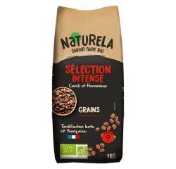 Organic Whole Bean Coffee Naturela Intense Selection - 1 kg pack