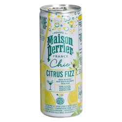 Cocktail zonder alcohol Maison Perrier Chic Citrus Fizz 25 cl - 24 blikjes