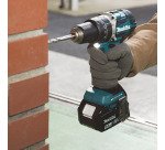 Perceuse-visseuse à percussion sans fil Makita LXT® DHP484RTJ – 18 V Li-Ion – 5 Ah + 1 batterie + chargeur