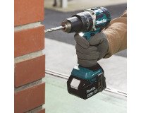 Perceuse-visseuse à percussion sans fil Makita LXT® DHP484RTJ – 18 V Li-Ion – 5 Ah + 1 batterie + chargeur