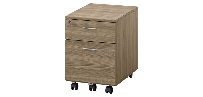 Mobile drawer unit Essenzza with 2 drawers