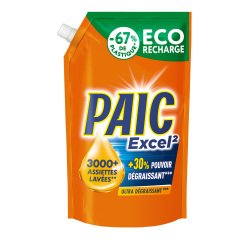 Flüssiges Geschirrspülmittel Paic Excel² Ultra-Entfetter - Nachfüllpackung 900 ml