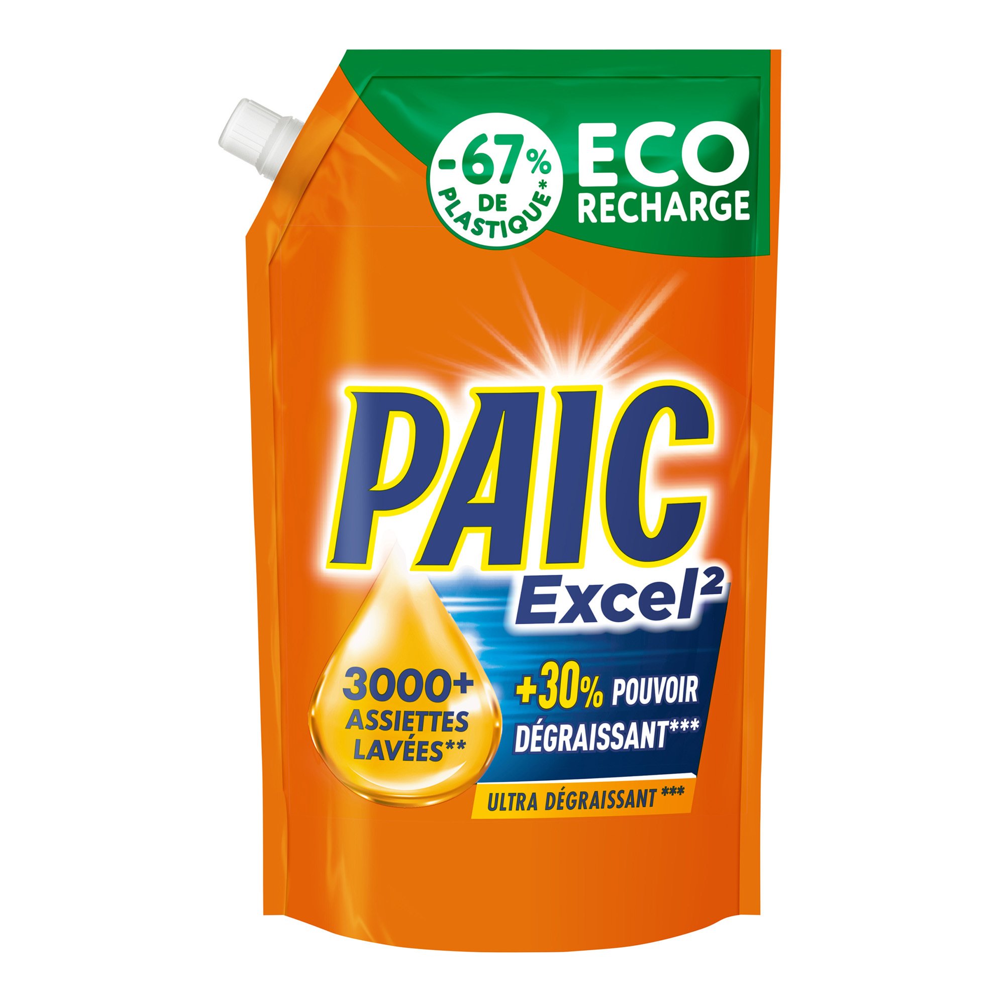 Lot De 4 Bouteilles Paic Acti Froid Liquide Vaisselle 500ml Chaque - Neuf Origine