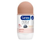 SANEX - Déodorant Sanex Natur Protect peaux sensibles Pierre d'alun bille - 50ml