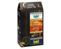 Coffret Bio Kusmi tea, assortiment de 5 boîtes de thé et infusion + pince à thé