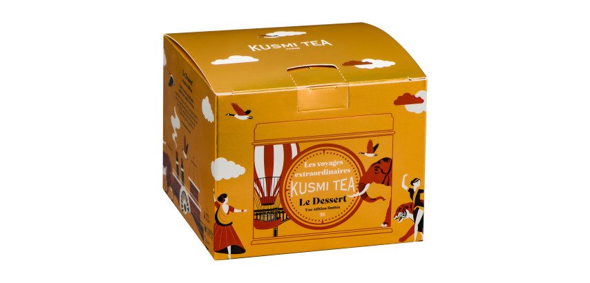 Thé vert Le Dessert Bio Kusmi Tea - Boite métal 90 g