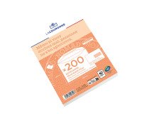 Enveloppe pour mise sous pli automatique La Couronne 80 g/m² avec fenêtre 45 x 100 mm avec patte gommée blanche - Boîte de 200
