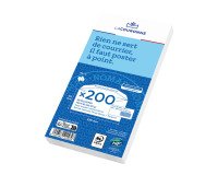 Enveloppe pour mise sous pli automatique 114 x 229 mm La Couronne 80 g avec fenêtre 45 x 100 mm blanche - Boîte de 200