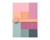 Gradient A6 Agenda giornaliera 2026 con elastico e portapenna