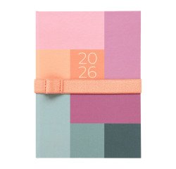 Gradient A6 Agenda giornaliera 2026 con elastico e portapenna