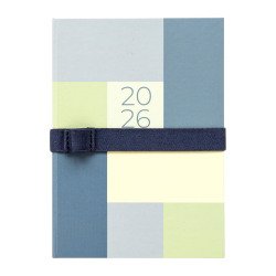 Gradient A6 Agenda giornaliera 2026 con elastico e portapenna