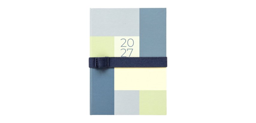 Gradient A6 Agenda settimanale 2027 con elastico e portapenna