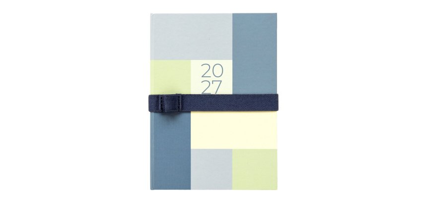 Gradient A6 Agenda giornaliera 2027 con elastico e portapenna