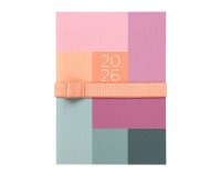 Gradient A6 Agenda settimanale 2026 con elastico e portapenna