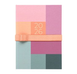 Gradient A6 Agenda settimanale 2026 con elastico e portapenna