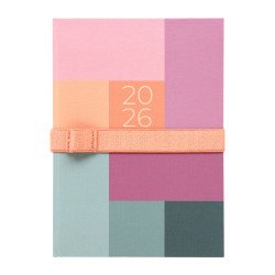 Gradient A6 Agenda settimanale 2026 con elastico e portapenna