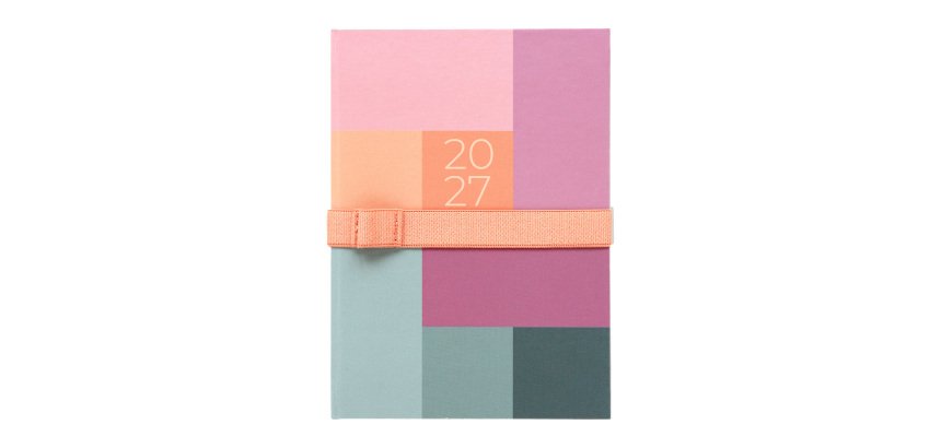 Gradient A6 Agenda settimanale 2027 con elastico e portapenna