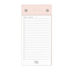 Conscious To do Notepad 2026 rosa cipria