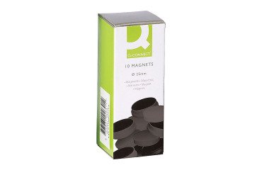 Imanes de sujeción negros Ø 20 mm - caja de 10