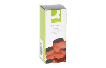 Imanes de sujeción rojos Ø 35 mm - caja de 10