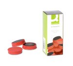 Imanes de sujeción rojos Ø 35 mm - caja de 10