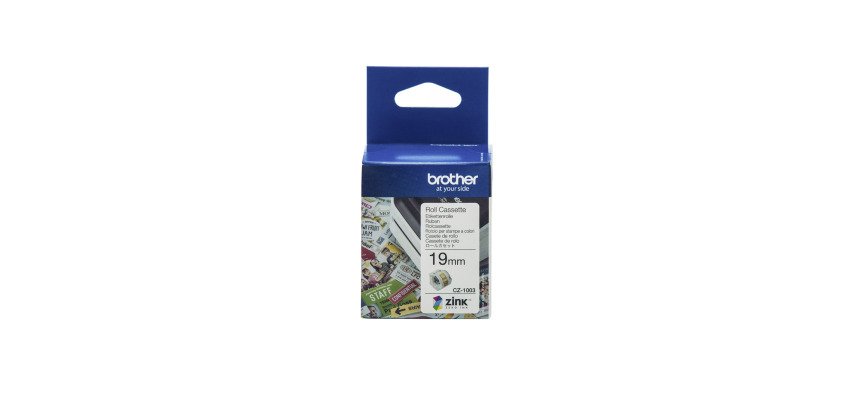 Color all-in-one label ribbon Brother CZ-1003 - 19 mm