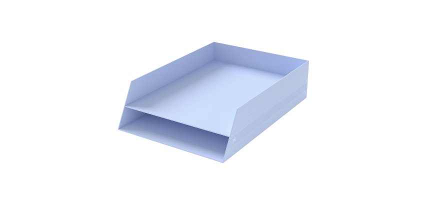 Corbeille A Courrier 2 Niveaux Oxford Harmonia Assorti