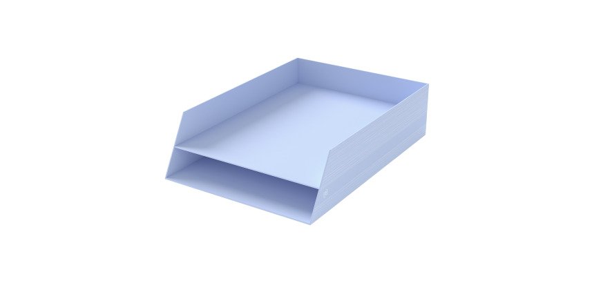 Corbeille A Courrier 2 Niveaux Oxford Harmonia Assorti