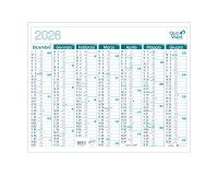 Calendario da parete 14 mesi 43 x 33,5 cm