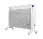 Radiateur électrique rayonnant digital Nina 1500 W, blanc