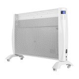 Radiateur électrique rayonnant digital Nina 1500 W, blanc