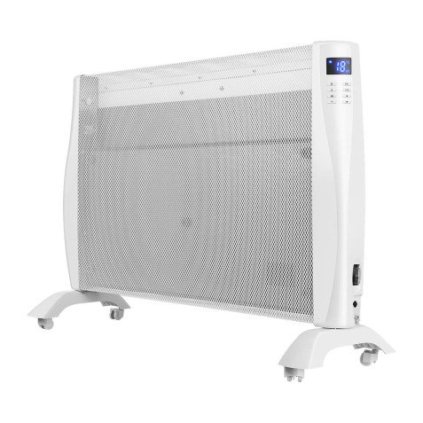 Radiateur électrique rayonnant digital Nina 1500 W, blanc