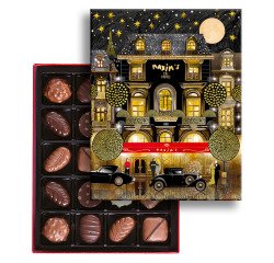 Fine chocolates Maxim's Christmas - 200 g box - 20 pieces