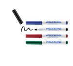 Marqueur effaçable Edding E661 pointe ogive 1 à 2 mm - Pochette de 4