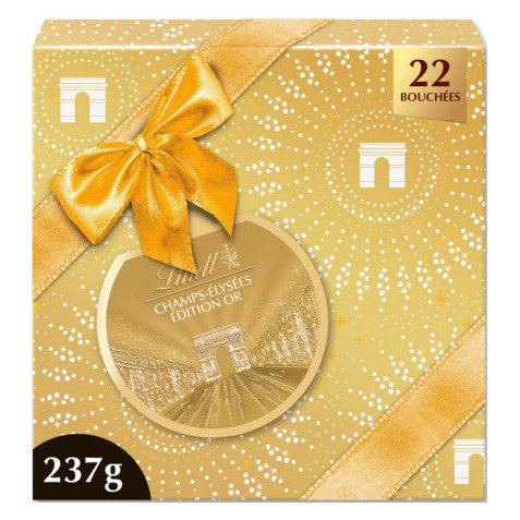 Boîte de chocolat Champs Élysées Édition Or - Lindt - Boîte de 237 g