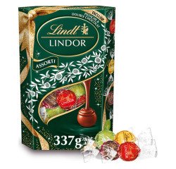 Lindor assortis - Edition Ruban Festif - Lindt - Sachet de 337 g - 25 pièces