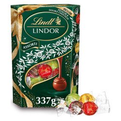 Lindor assortis - Edition Ruban Festif - Lindt - Sachet de 337 g - 25 pièces
